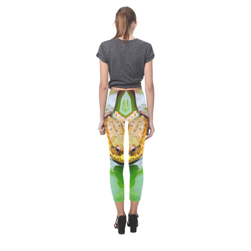 Frog on a Lily-pad Capri Legging (Model L02)