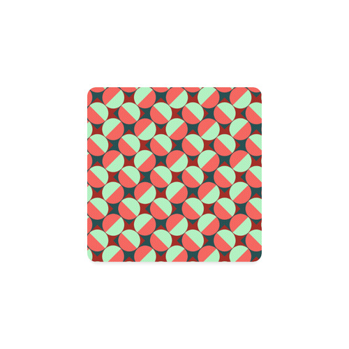 Modernist Geometric Tiles Square Coaster