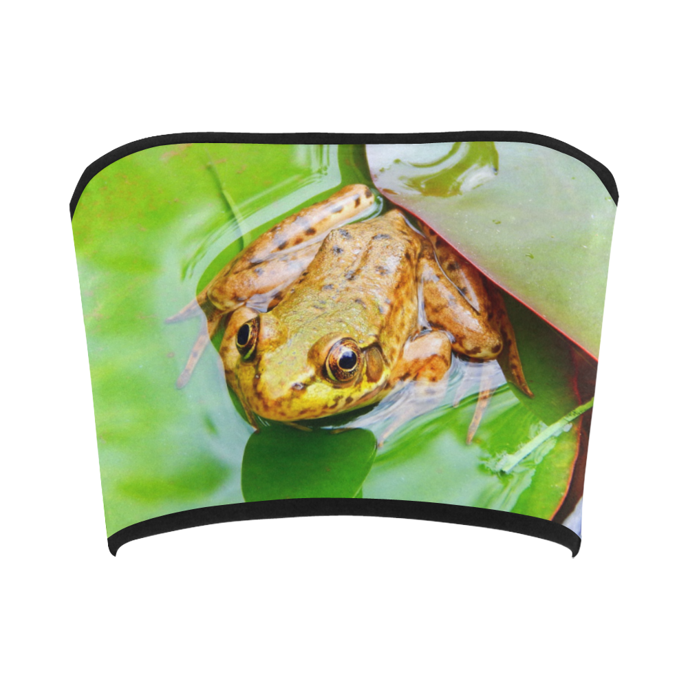 Frog on a Lily-pad Bandeau Top