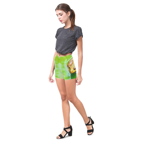Frog on a Lily-pad Briseis Skinny Shorts (Model L04)