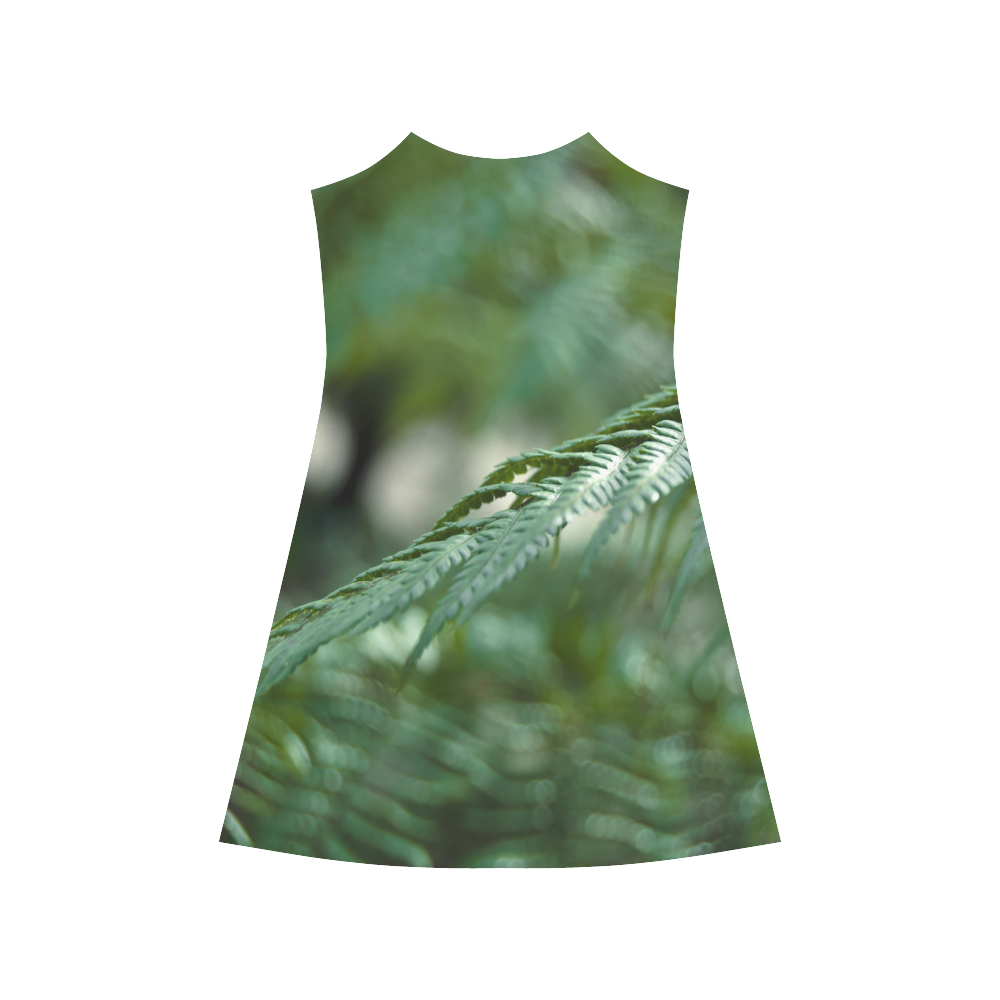 Nature green Alcestis Slip Dress (Model D05)