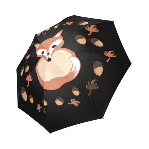 Fox in autumn Foldable Umbrella (Model U01)