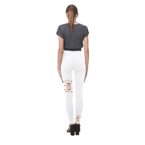 Fox in autumn Cassandra Women's Leggings (Model L01)