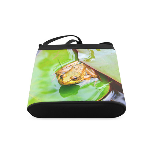 Frog on a Lily-pad Crossbody Bags (Model 1613)