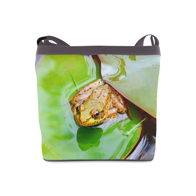 Frog on a Lily-pad Crossbody Bags (Model 1613)