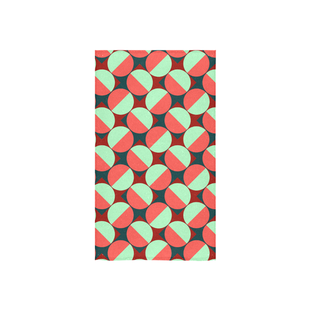Modernist Geometric Tiles Custom Towel 16"x28"