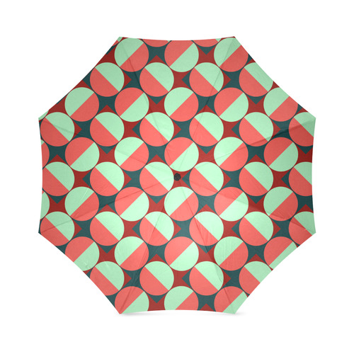 Modernist Geometric Tiles Foldable Umbrella (Model U01)