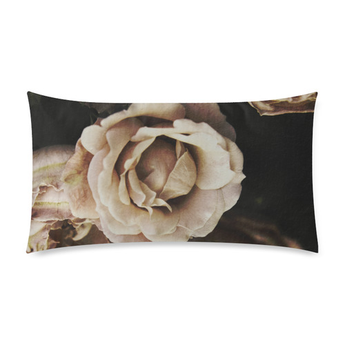 Roses in autumn Rectangle Pillow Case 20"x36"(Twin Sides)
