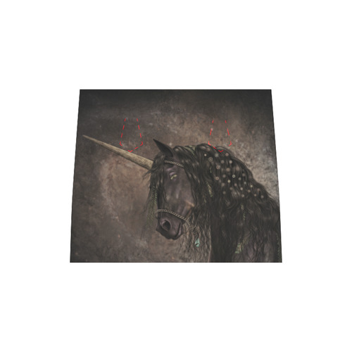 Dreamy Unicorn with brown grunge background Boston Handbag (Model 1621)