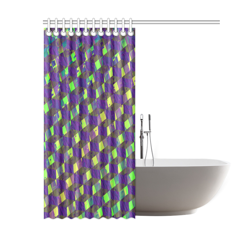 Colorful Abstract Shower Curtain 60"x72"