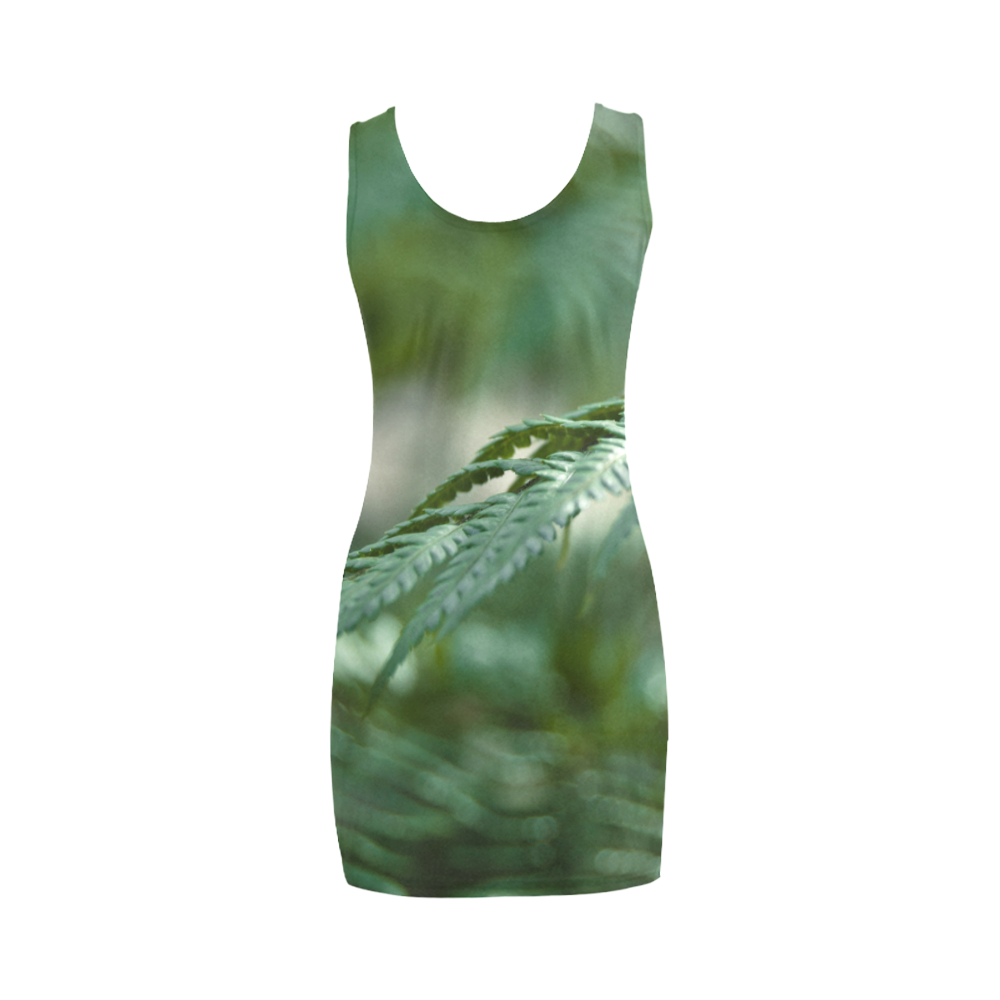 Nature green Medea Vest Dress (Model D06)