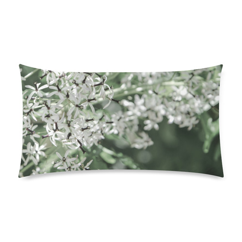 spring flowers Rectangle Pillow Case 20"x36"(Twin Sides)