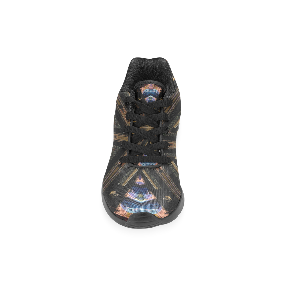 Industrial Grunge 2 (black) Men’s Running Shoes (Model 020)