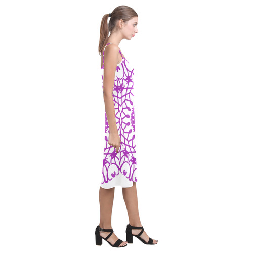 purple dream mandala slip dress Alcestis Slip Dress (Model D05)