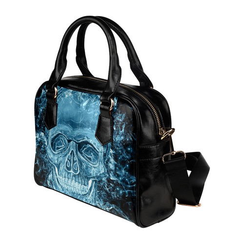 glowing skull Shoulder Handbag (Model 1634)