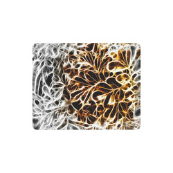 Foliage #10 Gold & Silver - Jera Nour Rectangle Mousepad