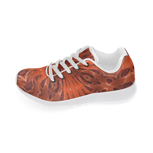 Crowns in Copper (white) Men’s Running Shoes (Model 020)