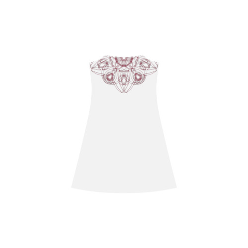 Pink lotus mandala slip dress Alcestis Slip Dress (Model D05)