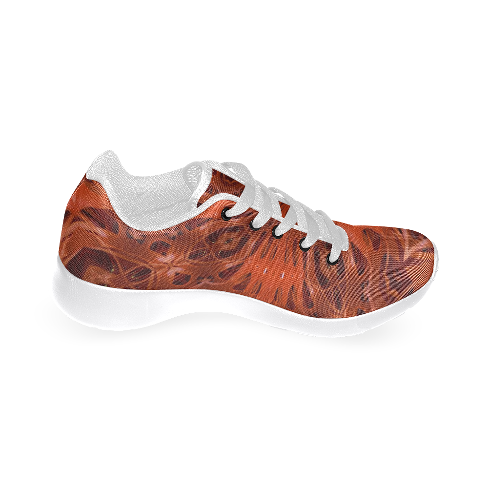 Crowns in Copper (white) Men’s Running Shoes (Model 020)