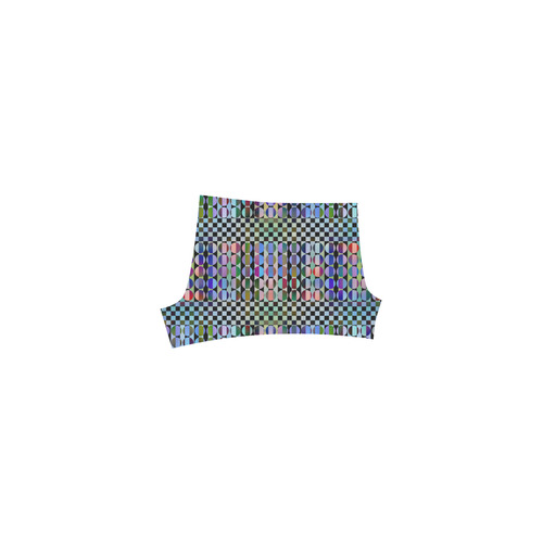 Dots and Stripes-2 Briseis Skinny Shorts (Model L04)