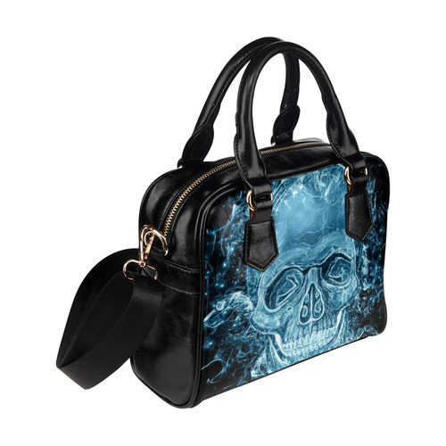 glowing skull Shoulder Handbag (Model 1634)