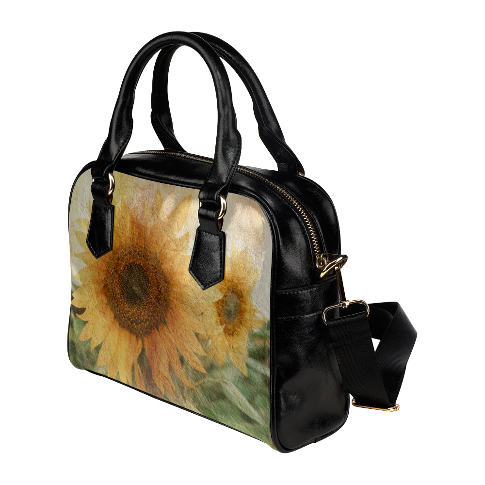 Sunflowers Shoulder Handbag (Model 1634)