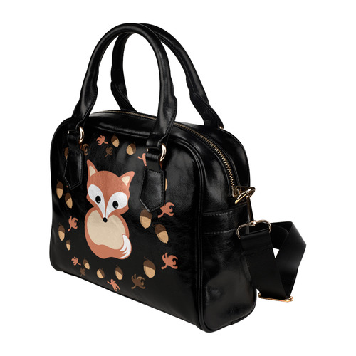 Fox in autumn Shoulder Handbag (Model 1634)