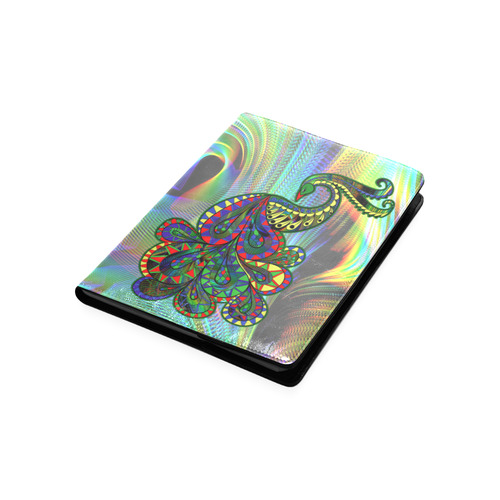 Abstract peacock drawing Custom NoteBook B5