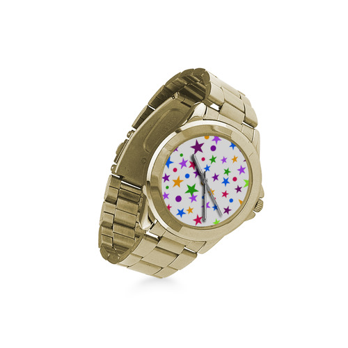 Colorful stars Custom Gilt Watch(Model 101)