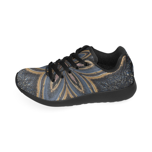 Denim & Leather Star (black) Men’s Running Shoes (Model 020)