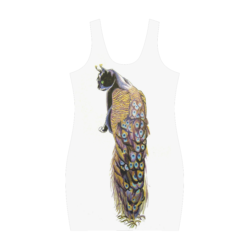 Goddess of many eyes 3 vest dress Medea Vest Dress (Model D06)