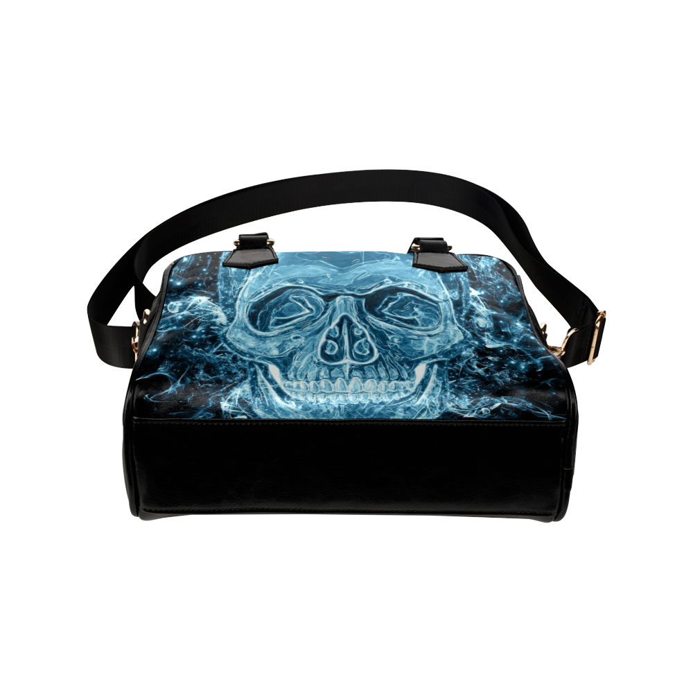glowing skull Shoulder Handbag (Model 1634)