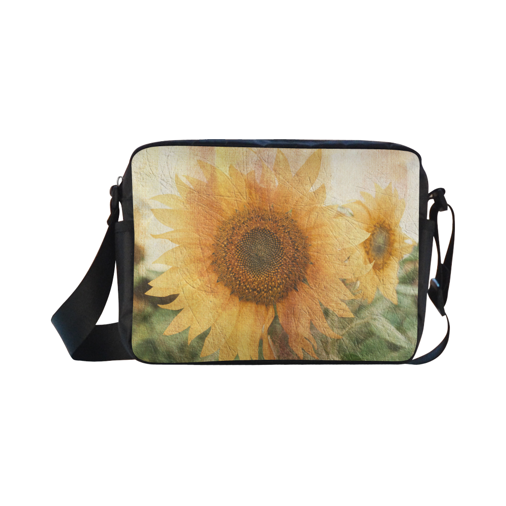 Sunflowers Classic Cross-body Nylon Bags (Model 1632)