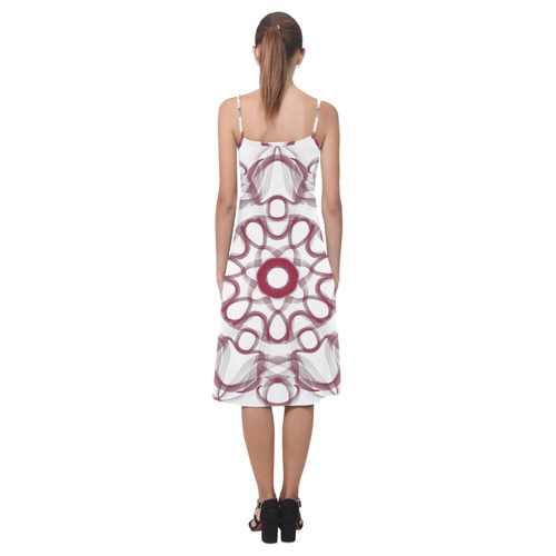 Dusty pink mandala slip dress Alcestis Slip Dress (Model D05)