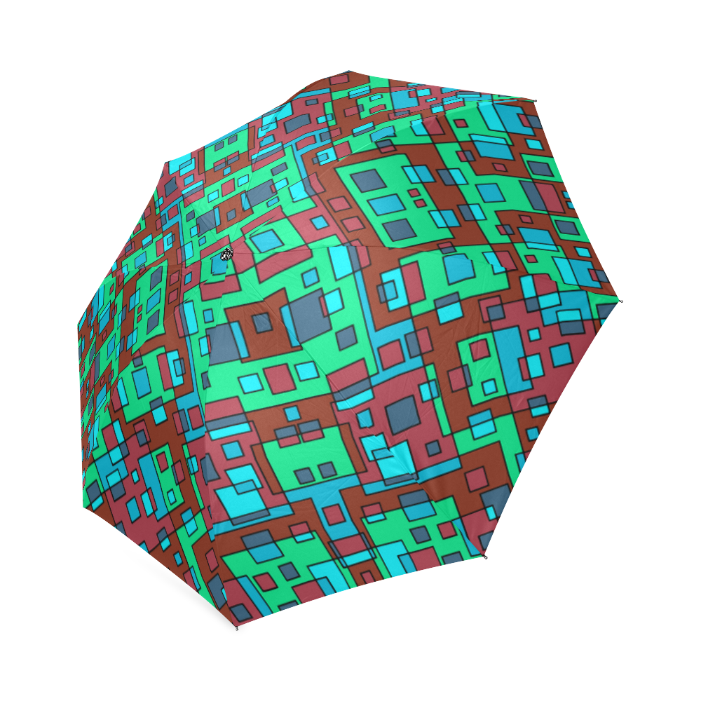 Overlap square Foldable Umbrella (Model U01)