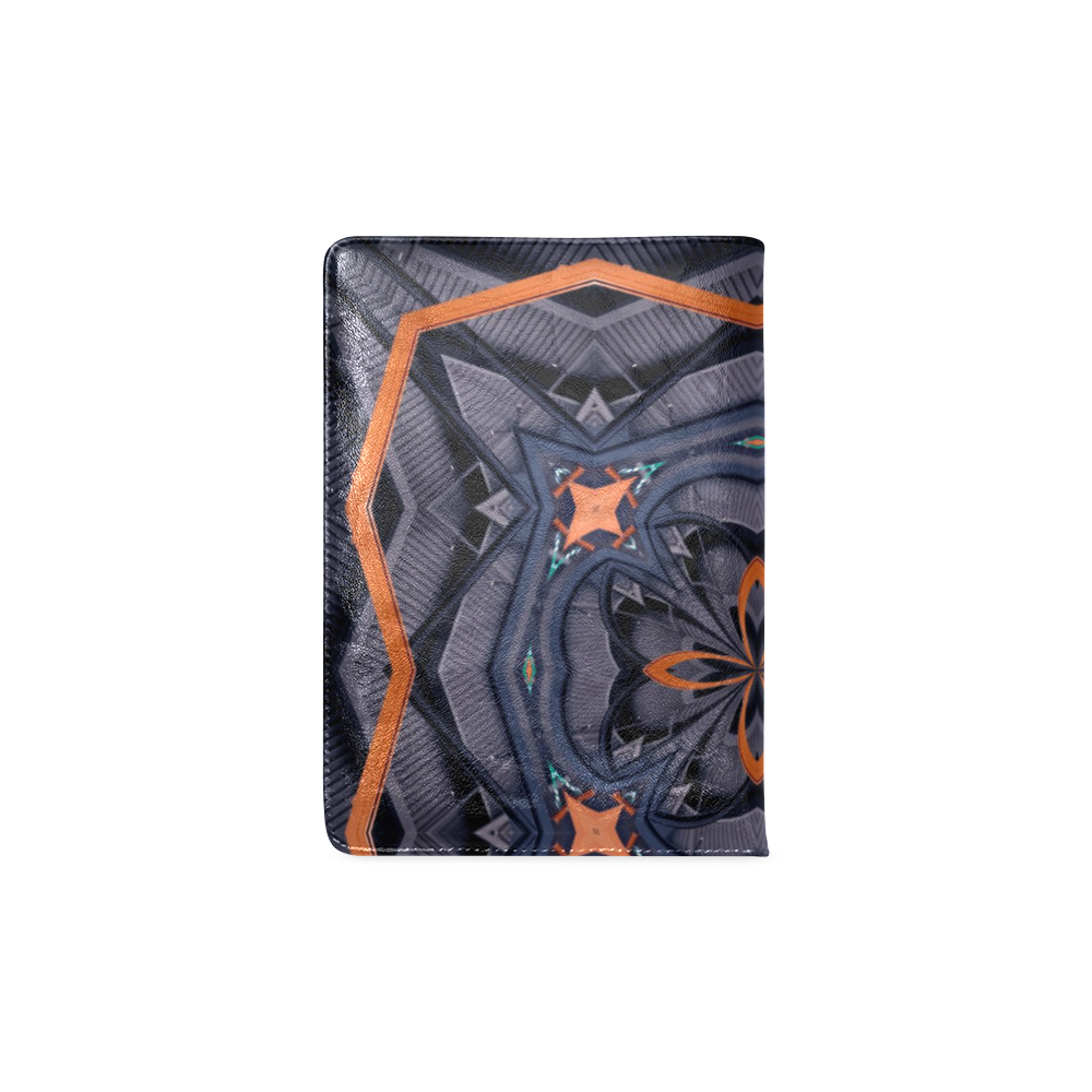 Industrial Blue & Orange Custom NoteBook A5