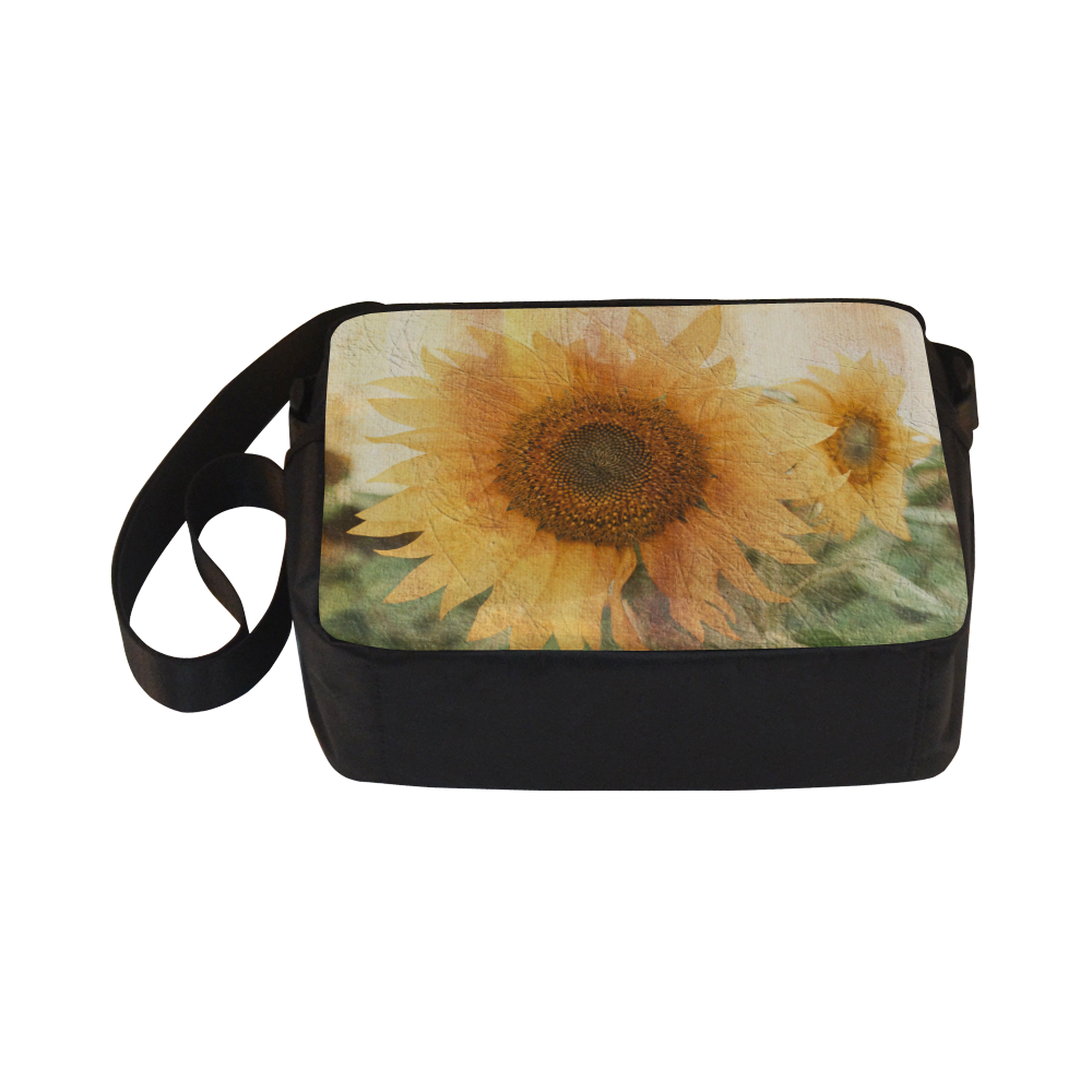 Sunflowers Classic Cross-body Nylon Bags (Model 1632)