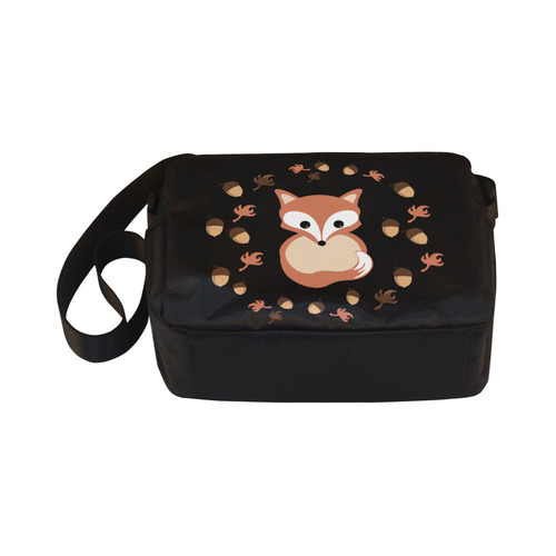 Fox in autumn Classic Cross-body Nylon Bags (Model 1632)