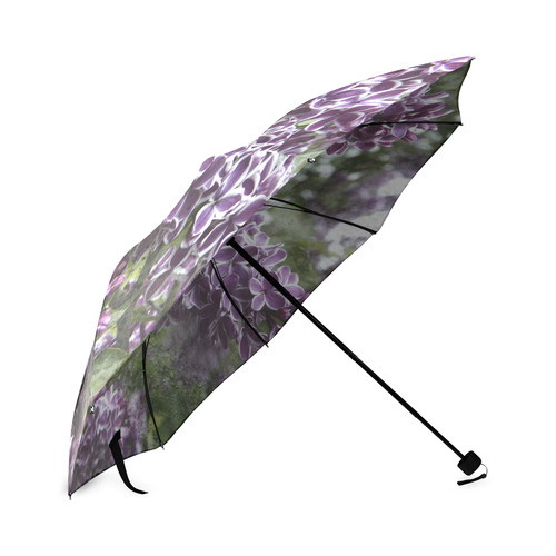 Lilac flowers Foldable Umbrella (Model U01)