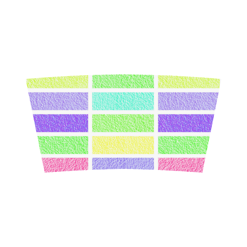 Pastel rectangles Bandeau Top