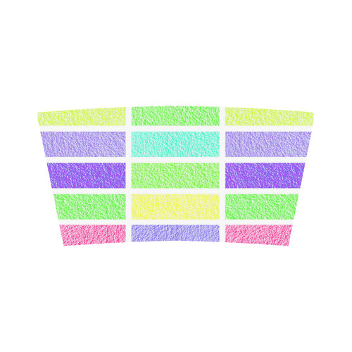 Pastel rectangles Bandeau Top