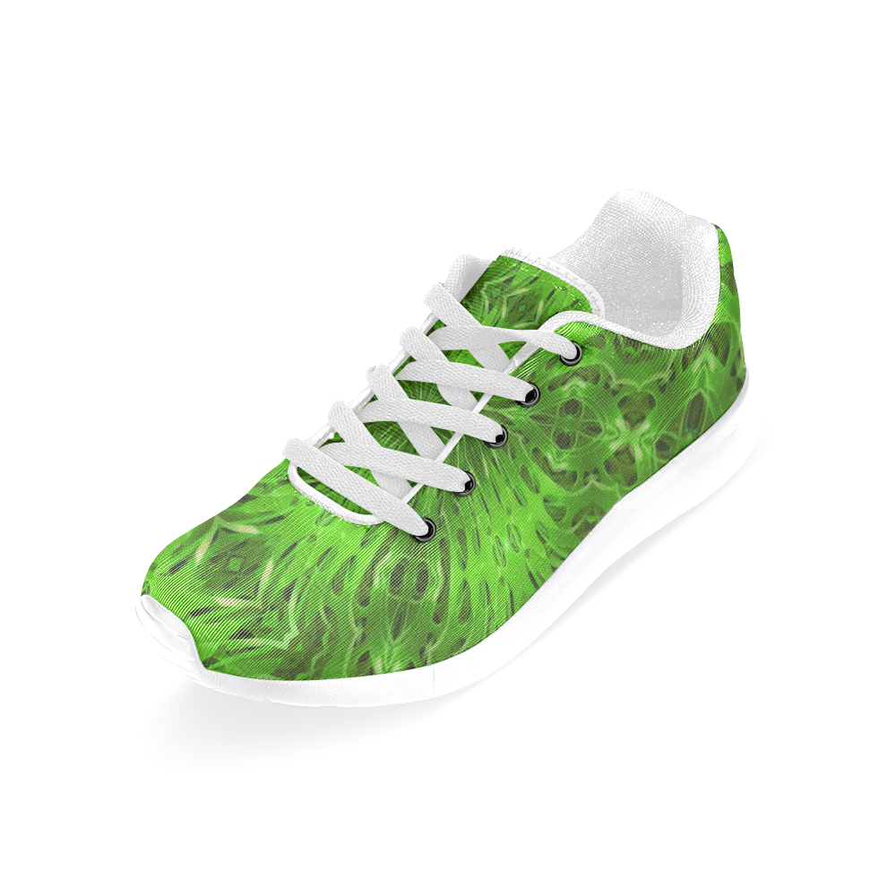 Crowns in Green (white) Men’s Running Shoes (Model 020)