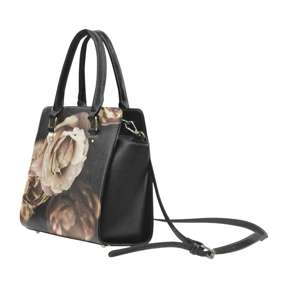 Roses in autumn Classic Shoulder Handbag (Model 1653)