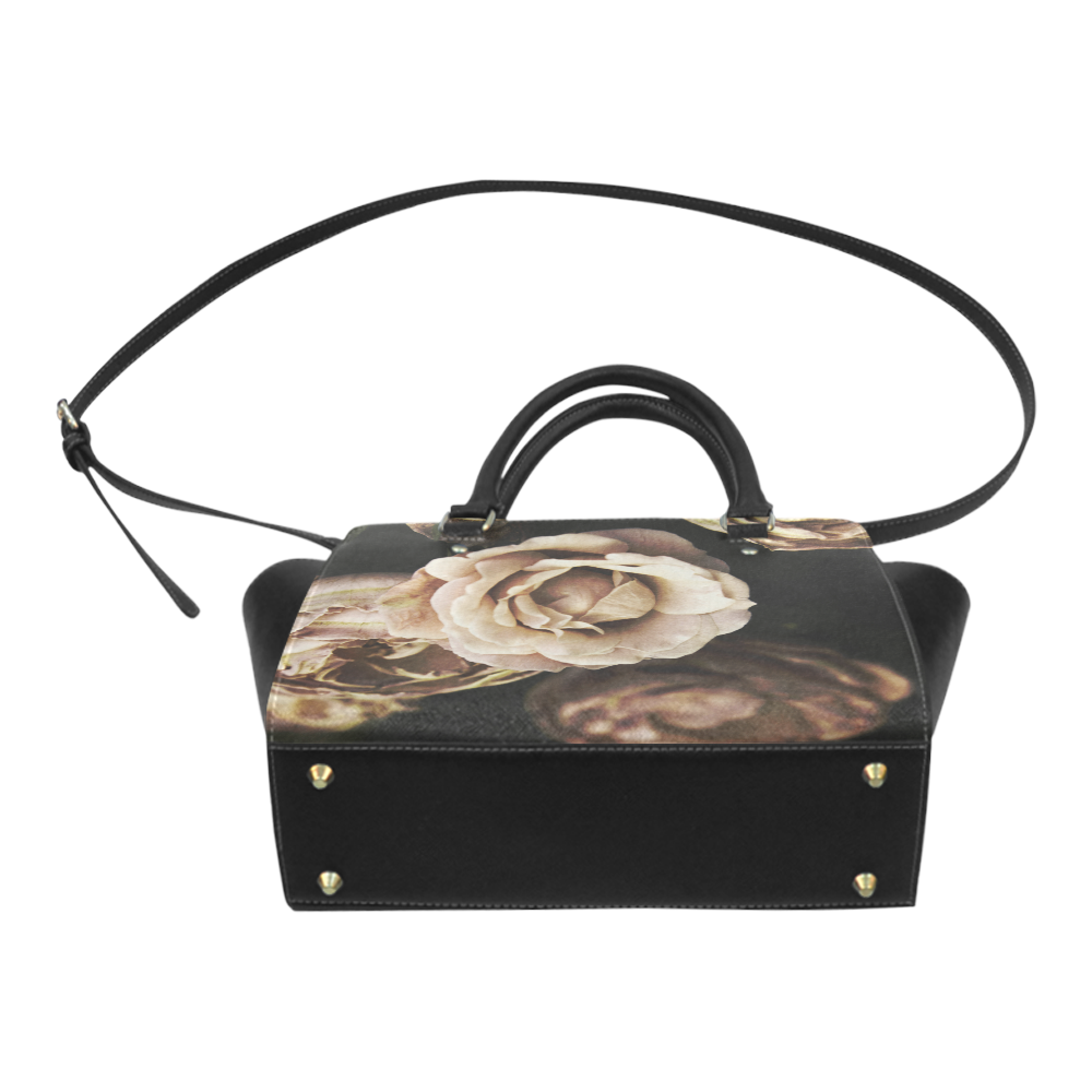 Roses in autumn Classic Shoulder Handbag (Model 1653)