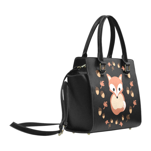 Fox in autumn Classic Shoulder Handbag (Model 1653)