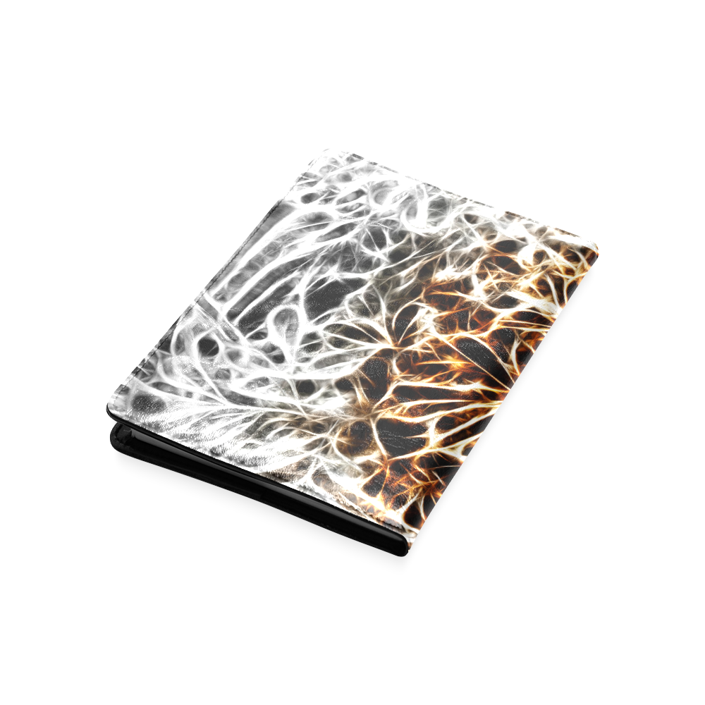 Foliage #10 Gold & Silver - Jera Nour Custom NoteBook A5