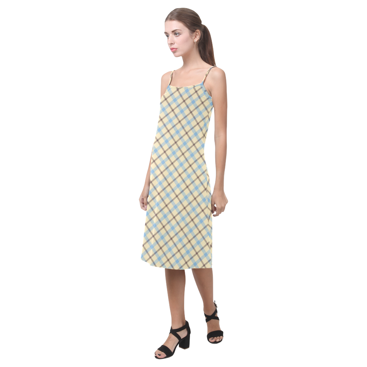 Plaid 2 Alcestis Slip Dress (Model D05)