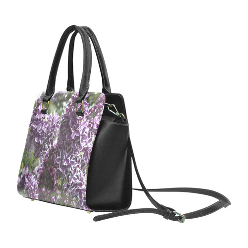 Lilac flowers Classic Shoulder Handbag (Model 1653)