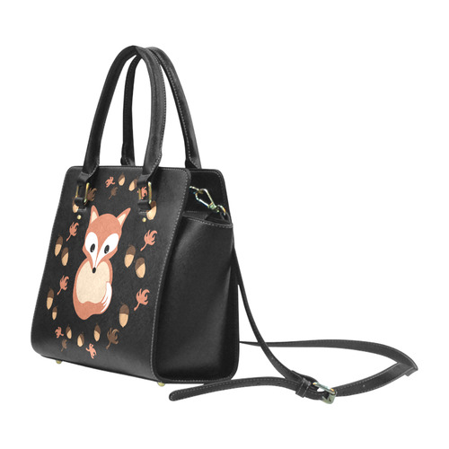 Fox in autumn Classic Shoulder Handbag (Model 1653)