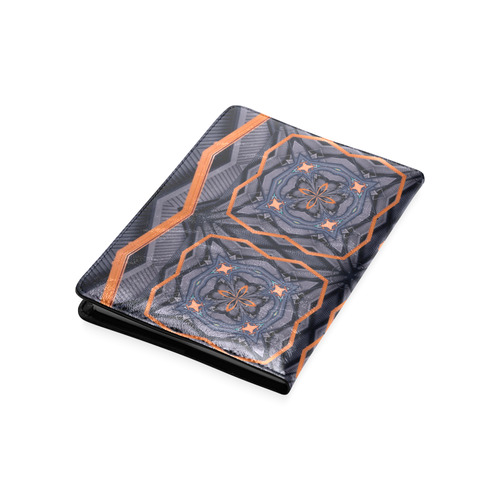 Industrial Blue & Orange 2 Custom NoteBook A5